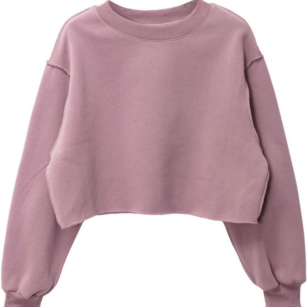 AMAZHIYU PULLOVER CROPPED‎ SWEATSHIRT SIZE S - Picture 2 of 13